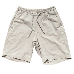 Lululemon Bowline Shorts Mens Size S Ripstop Performance Stretch 8" Inseam Cream